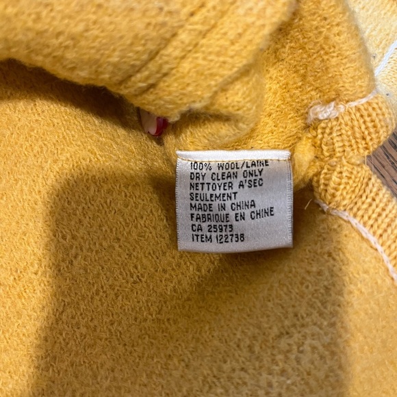 📍💛 Gaddy Collection 100% wool cardigan – Size L - Picture 3 of 11